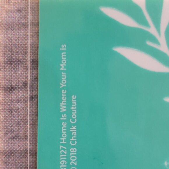 Home is where your Mom is ~ Reuseable silk screen stencil 8 1/2 x 11 - Picture 2 of 2